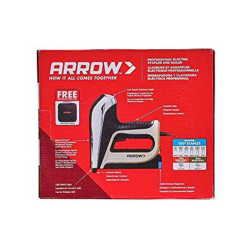 Arrow Fastener T50AC Professional Electric Staple and Nailer