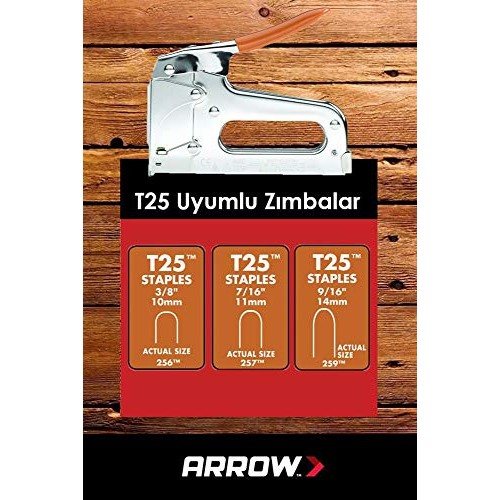 Arrow T25 Low Voltage Wire Staple , Fits up to 1/4-Inch Wires