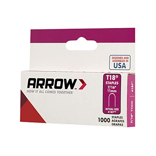 Arrow A186 Fastener 186 3/8 1,000 Count T18 Staples