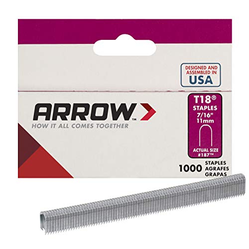 Arrow A186 Fastener 186 3/8 1,000 Count T18 Staples