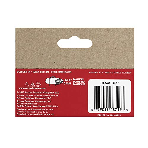 Arrow A186 Fastener 186 3/8 1,000 Count T18 Staples