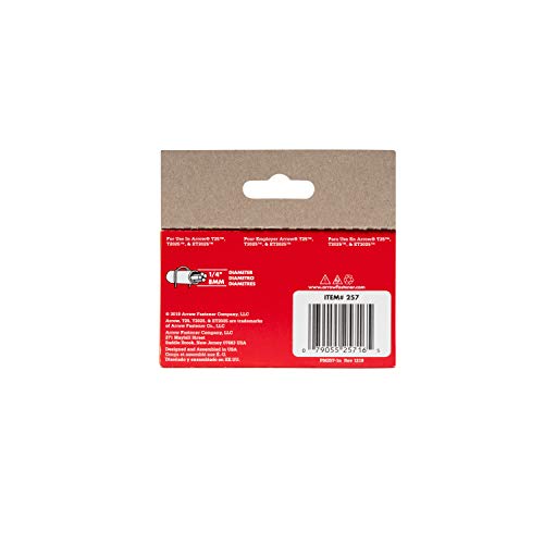 Arrow Fastener - 160841 257 Genuine T25/T2025 7/16-Inch Staples, 1...
