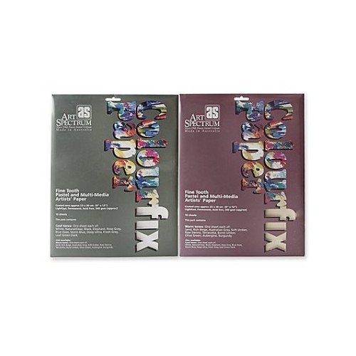 Art Spectrum Colourfix Paper Rainbow Packs Warm Tones Pack of 10
