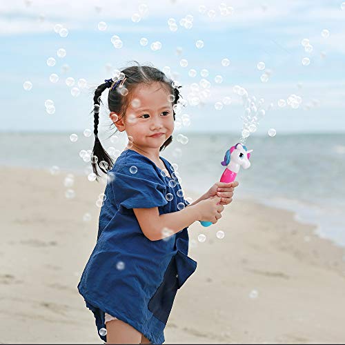 ArtCreativity 12.5 Inch Light up Unicorn Bubble Scepter Wand - Inc...