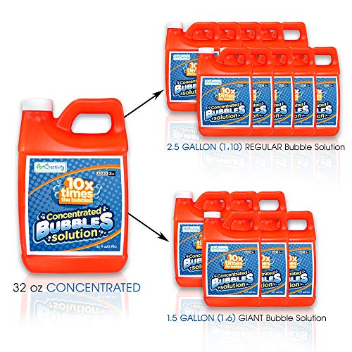 ArtCreativity Concentrated Bubble Solution Refill for Bubbles Toys...
