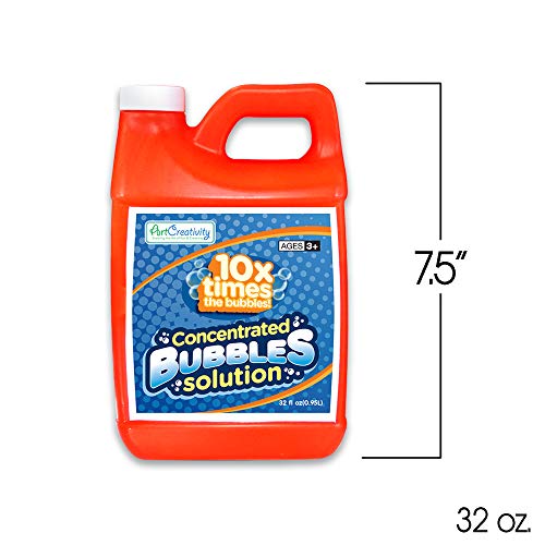 ArtCreativity Concentrated Bubble Solution Refill for Bubbles Toys...