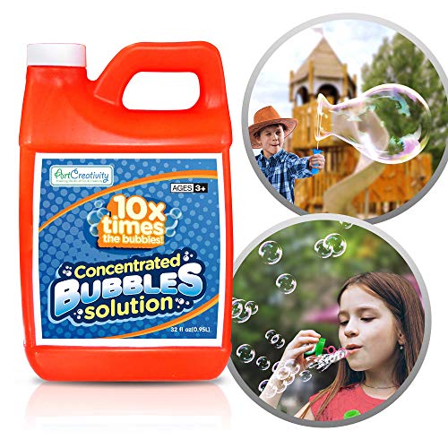 ArtCreativity Concentrated Bubble Solution Refill for Bubbles Toys...