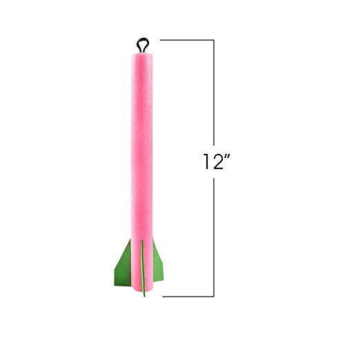ArtCreativity Jumbo Foam Finger Rockets, Pack of 12, Slingshot Fly...