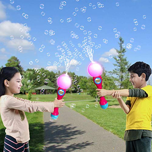 ArtCreativity Light Up Bubble Blower Wand - 13.5 Inch Illuminating...
