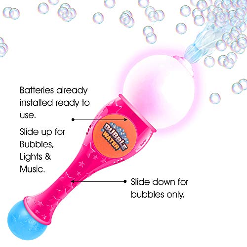 ArtCreativity Light Up Bubble Blower Wand - 13.5 Inch Illuminating...