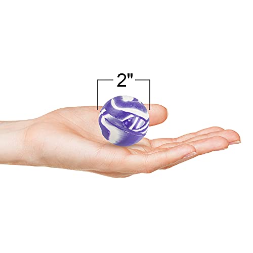 ArtCreativity Marble Bouncy Balls for Kids, Set of 12 Bouncing Bal...