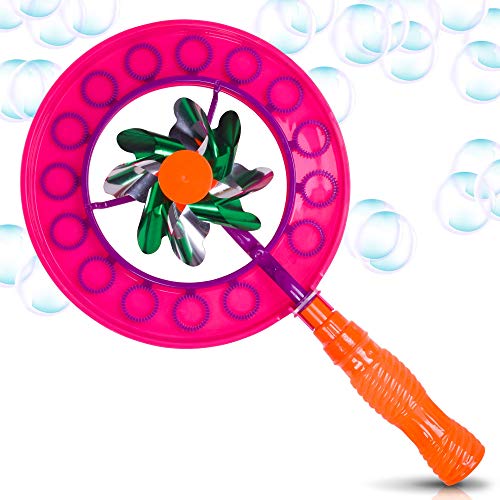 ArtCreativity Windmill Bubble Wand, 15.5 Inch Bubble Blower and Pi...