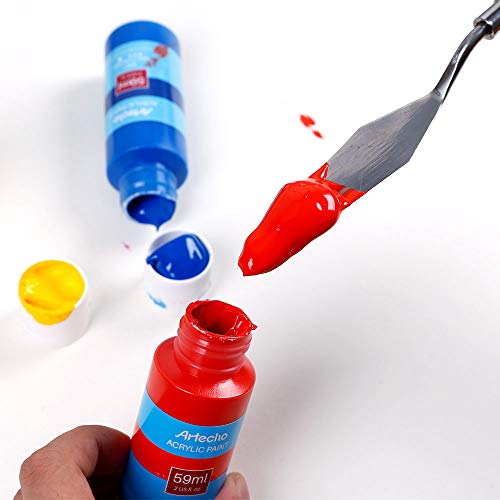 Artecho Acrylic Paint Acrylic Paint Set for Art, 24 Color 2 Ounce/...