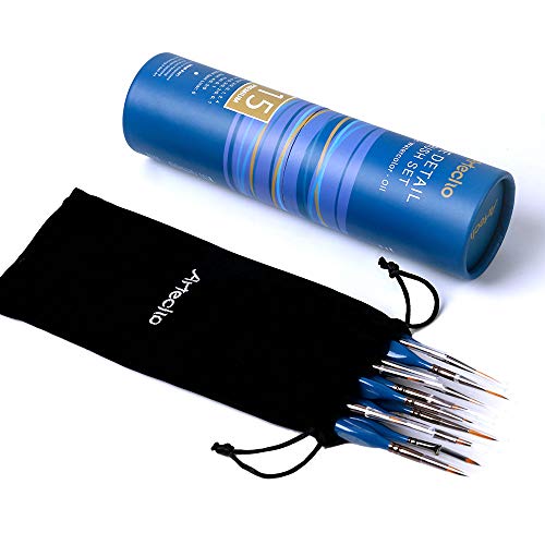 Artecho Detail Paint Brushes Set, Detail Art Brushes for All Level...