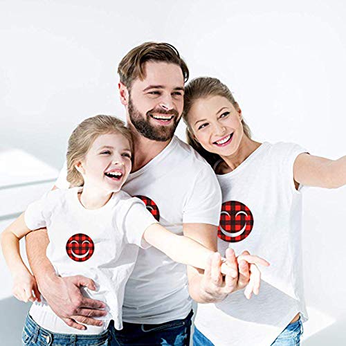Buffalo Plaid Heat Transfer Vinyl Patches Black Red Checked Iron O...