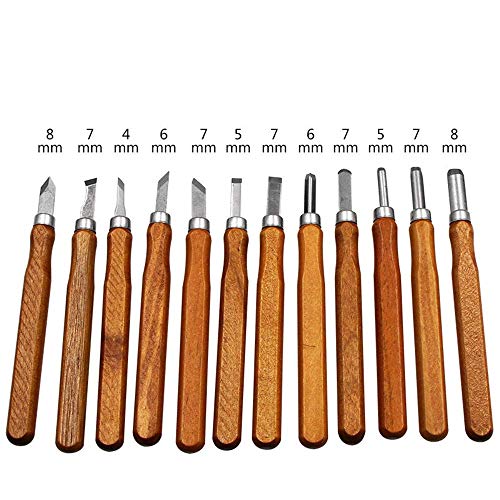 13Pcs Wood Carving Chisels Tools Kit Carve Scalpel DIY Craft Art H...
