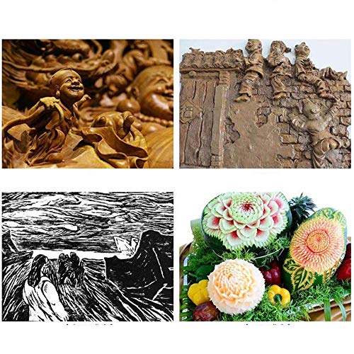 13Pcs Wood Carving Chisels Tools Kit Carve Scalpel DIY Craft Art H...