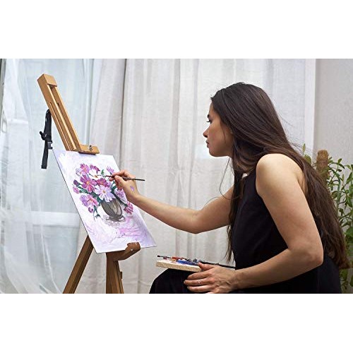 Arteza 8x10” White Blank Canvas Panels Boards, Bulk Pack of 28, Pr...