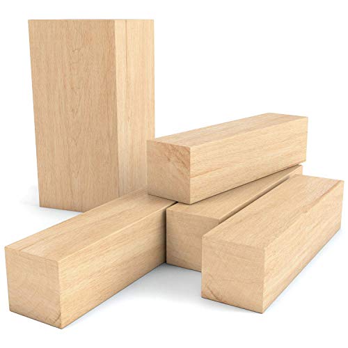 ARTEZA Basswood Carving Blocks for Carving, Crafting and Whittling...