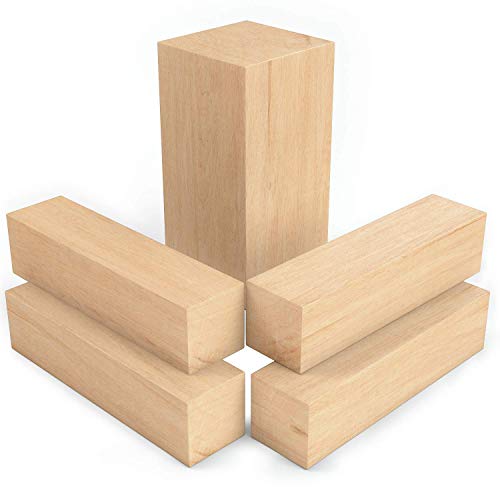 ARTEZA Basswood Carving Blocks for Carving, Crafting and Whittling...
