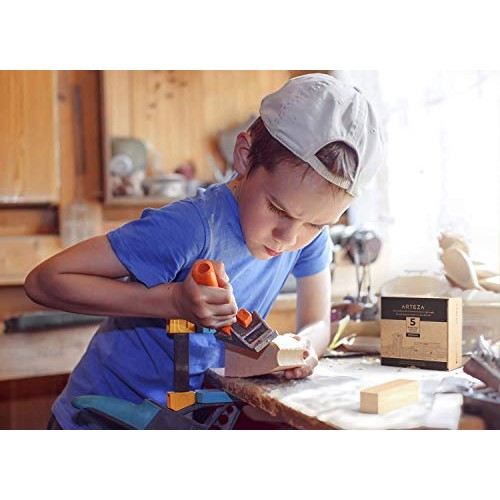 ARTEZA Basswood Carving Blocks for Carving, Crafting and Whittling...