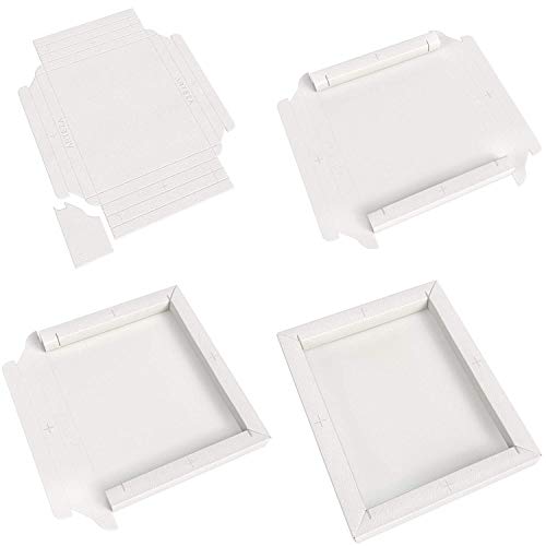 Arteza Watercolor Art Paper Foldable Canvas Pad, 7x8.6 Inches, 20 ...