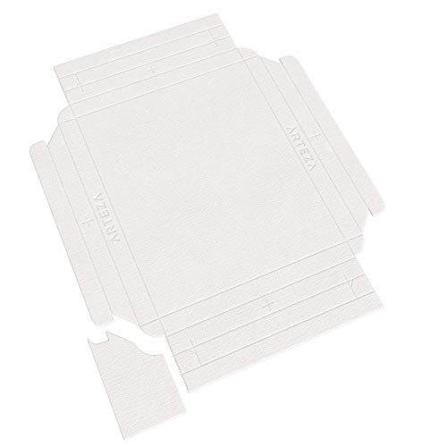 Arteza Watercolor Art Paper Foldable Canvas Pad, 7x8.6 Inches, 20 ...