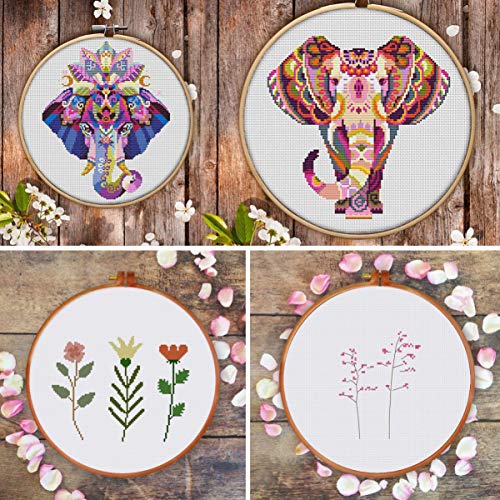 Artibetter 4pcs Aida Cloth Cross Stitch Cloth Classic Reserve Aida...