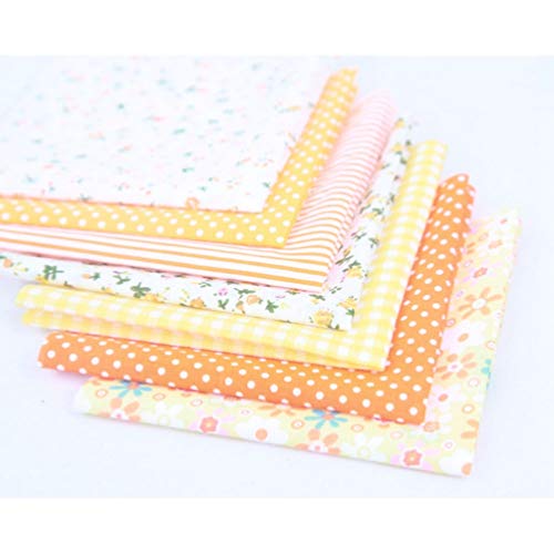 Artibetter 7pcs Small Fabric Bundles Floral Quilting Sewing Cotton...