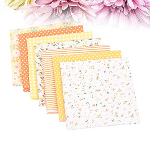 Artibetter 7pcs Small Fabric Bundles Floral Quilting Sewing Cotton...