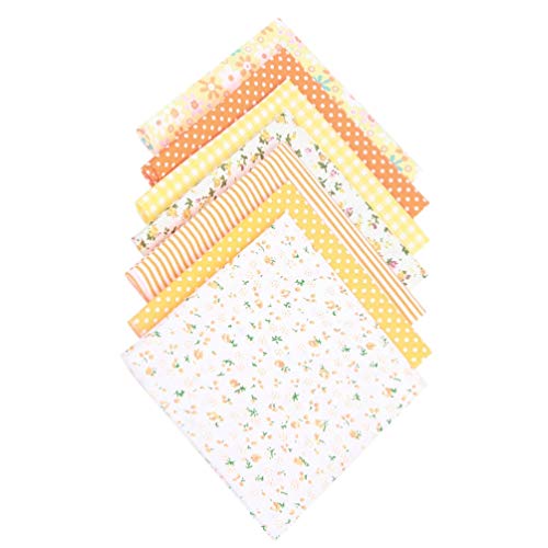 Artibetter 7pcs Small Fabric Bundles Floral Quilting Sewing Cotton...
