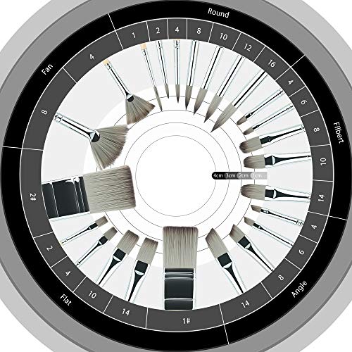 ARTIFY 24 pcs Paint Brush Set, Expert Series, Enhanced Synthetic B...
