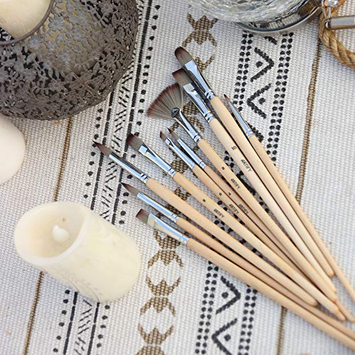 ARTIFY 24 pcs Paint Brush Set, Expert Series, Enhanced Synthetic B...