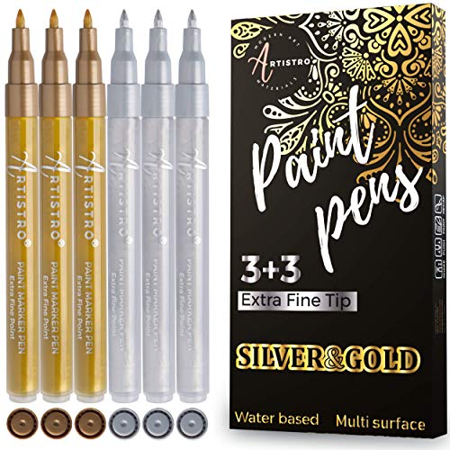 Paint Pens for Rock Painting, Stone, Ceramic, Wine Glass, Wood, Fa...