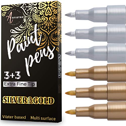 Paint Pens for Rock Painting, Stone, Ceramic, Wine Glass, Wood, Fa...
