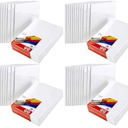 Artlicious Canvas Panels 48 Pack - 8X10 Super Value Pack- Artist...