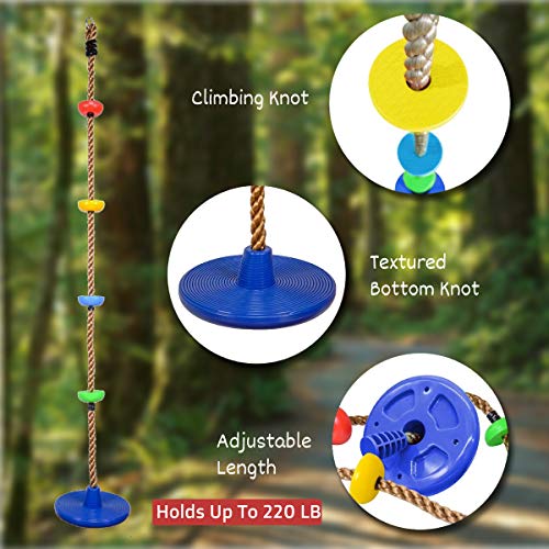 Artoflifer Tree Swing with Platforms and Disc Swings Seat Climbing...