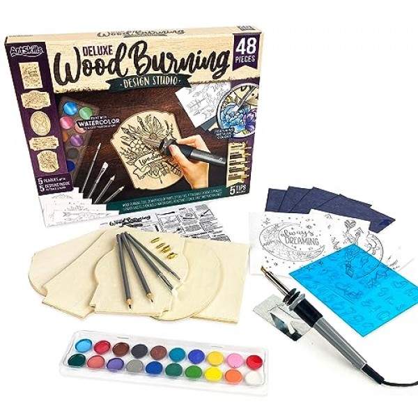 ArtSkills Wood Burning Kit for Beginners - Deluxe Pyrography Wood ...