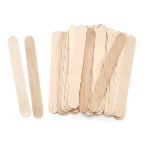 ArtWall Darice Jumbo Wood Craft Sticks – Natural Color – Perfect f...