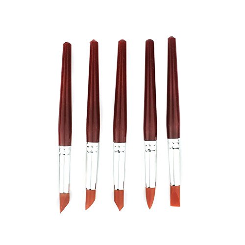 Asayu 15 Pcs Clay Shaping Modeling Wipe Out Tools Rubber Tip Paint...