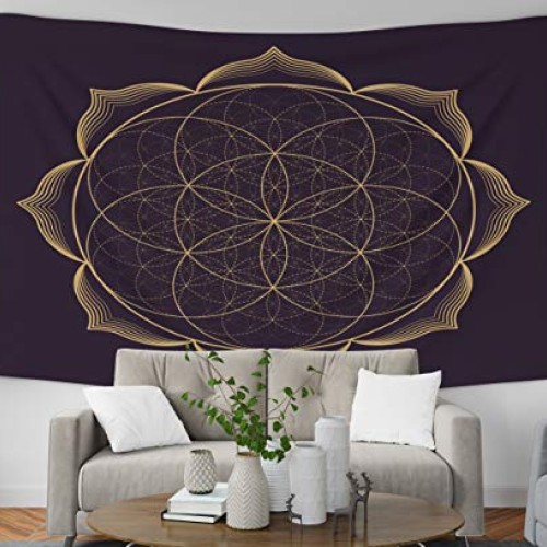 Asdecmoly Easter Printing Psychedelic Tapestry Wall Hanging Tapest...