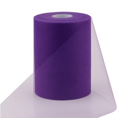 ASIBT 6 Inch x 100 Yards Tulle Roll Spool Fabric Table Runner Chai...