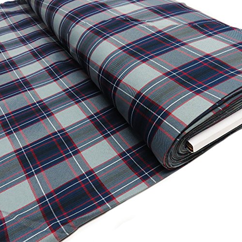 Uniform Plaid Fabric - 60 Wide | 100% Polyester - Checked Pattern...