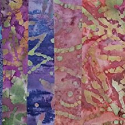 Lot of 100pcs Batik Quilt Blocks, Cotton Fabric Charm Pack, 5 Squ...