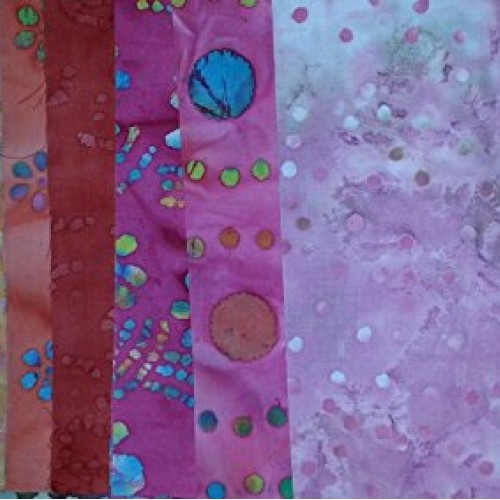 Lot of 100pcs Batik Quilt Blocks, Cotton Fabric Charm Pack, 5 Squ...