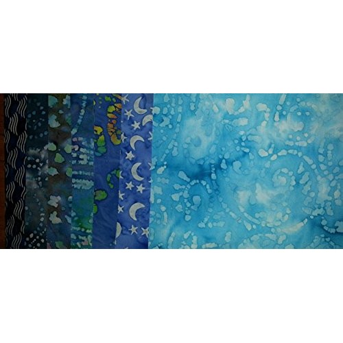 Lot of 100pcs Batik Quilt Blocks, Cotton Fabric Charm Pack, 5 Squ...