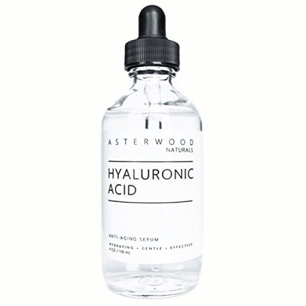 Hyaluronic Acid Serum 4 oz - 100% Pure Organic HA - Anti Aging Ant...