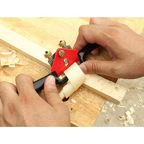 Adjustable SpokeShave with Flat Base and Metal Blade for Wood Craf...
