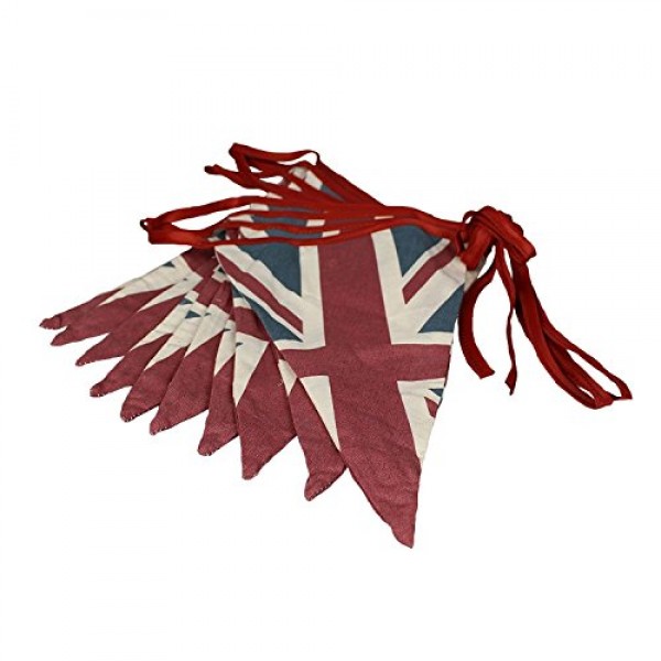 ASVP Shop Vintage British Union Jack Textile Flag Cloth Fabric Bun...