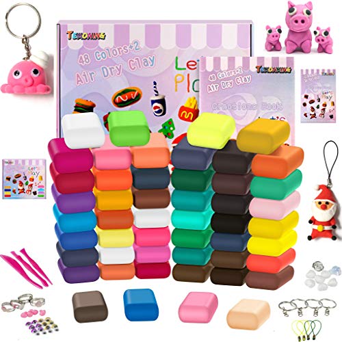 Modeling Clay KIT, Air Dry Clay with Creation Manual Seal Bags Too...